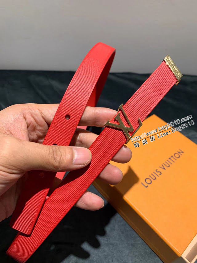LV新款女士皮帶 路易威登橫棱紋腰帶 lv晚裝腰帶  jjp1276